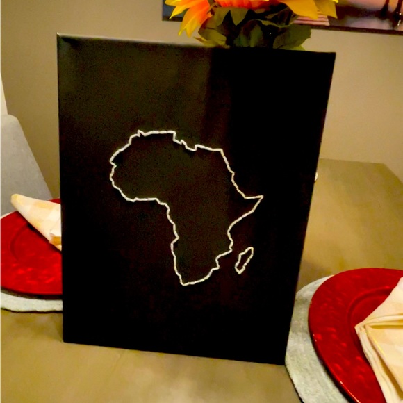 Other - Hand made an African map